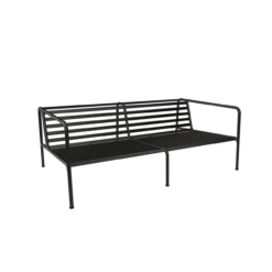 Tuinbank Avon 2-zits charcoal