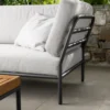 Tuinbank Level right corner ash