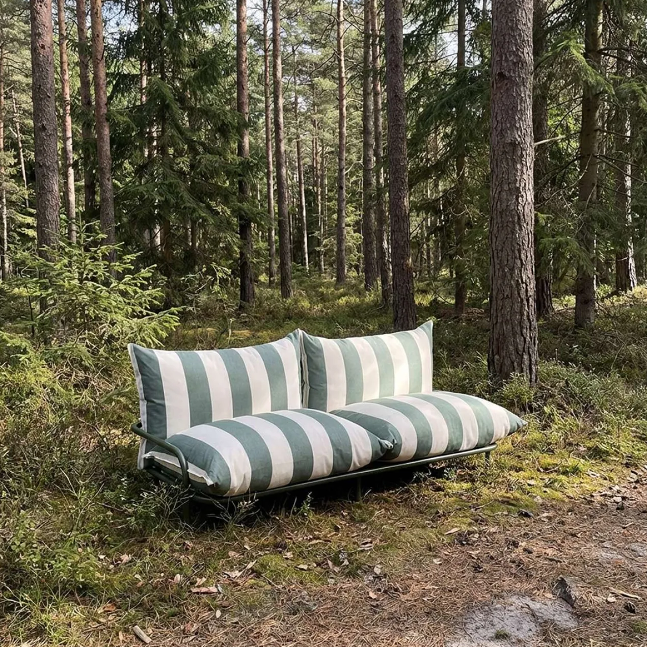 Tuinbank Mollis 2-zits renesse olive
