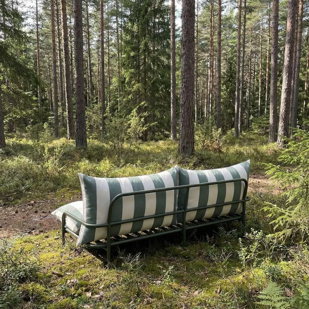 Tuinbank Mollis 2-zits renesse olive