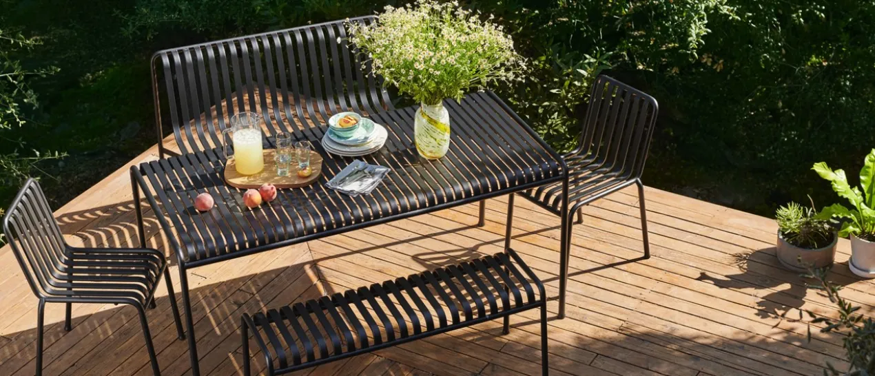 Tuinbank Palissade Bench 120 cm anthracite