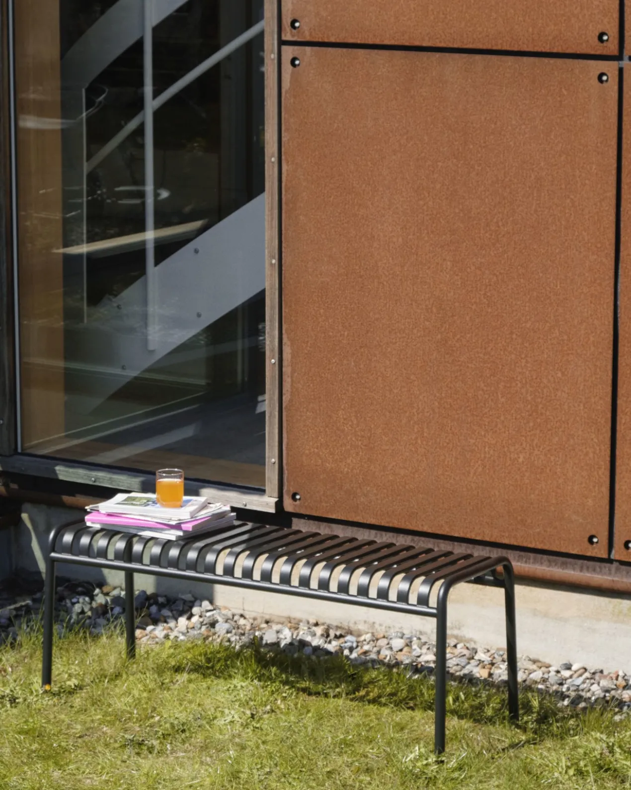 Tuinbank Palissade Bench 120 cm anthracite