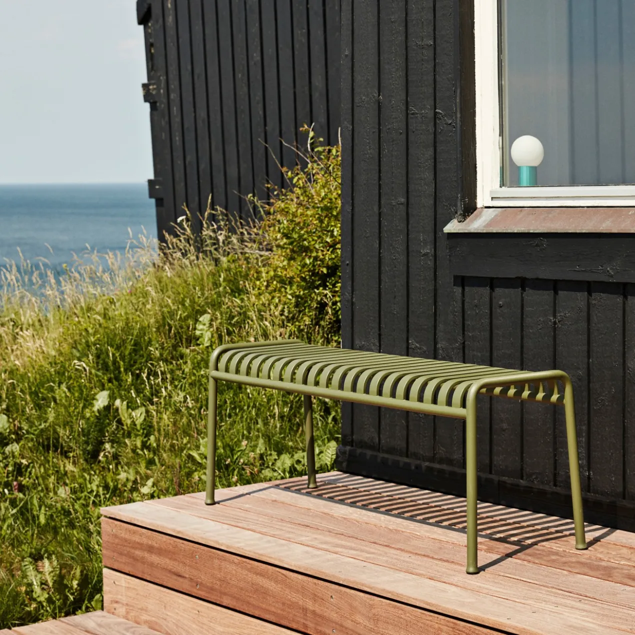 Tuinbank Palissade Bench 120 cm olive