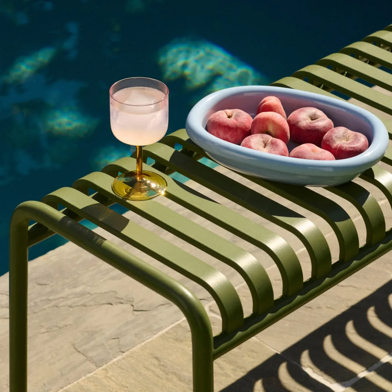 Tuinbank Palissade Bench 120 cm olive