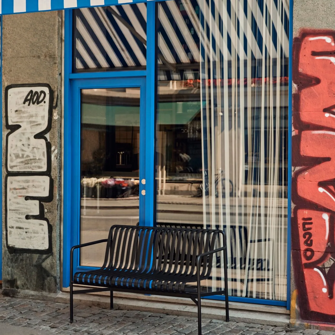 Tuinbank Palissade Dining anthracite