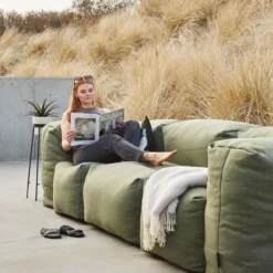 Tuinbank Soft Sofa hoek olive