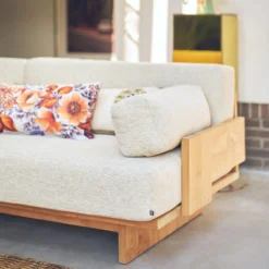 Tuinbank teak natural