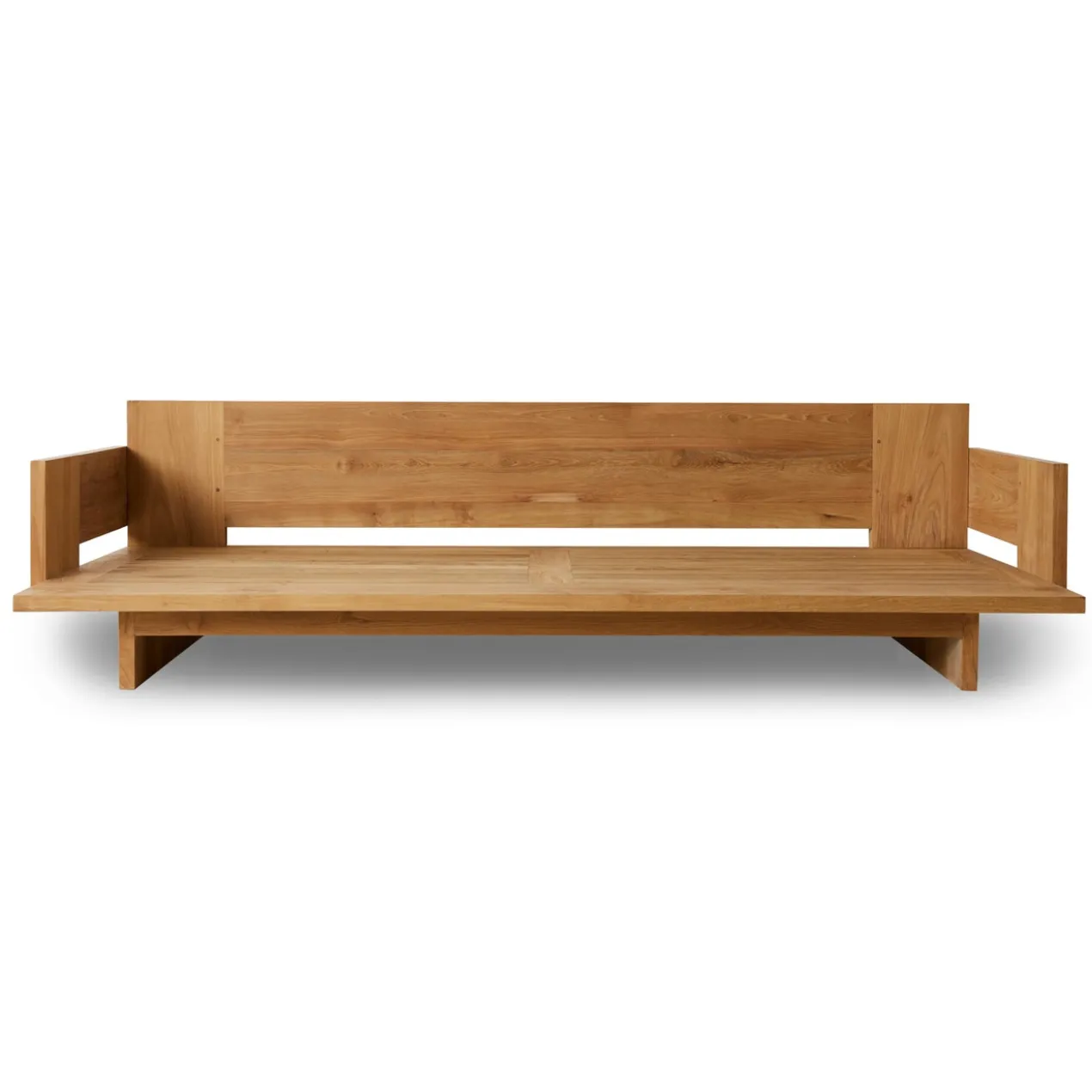 Tuinbank teak natural