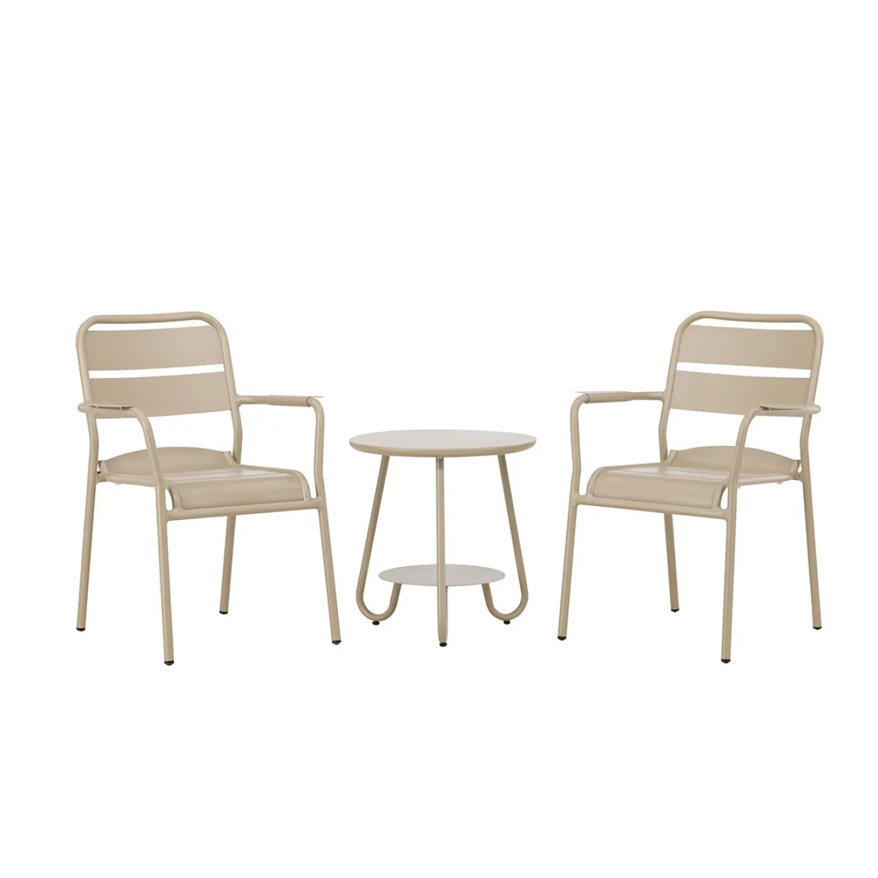 Tuin bistroset Caro Beige