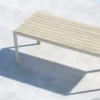 Tuin eettafel Joas Beige - 205 x 90 cm