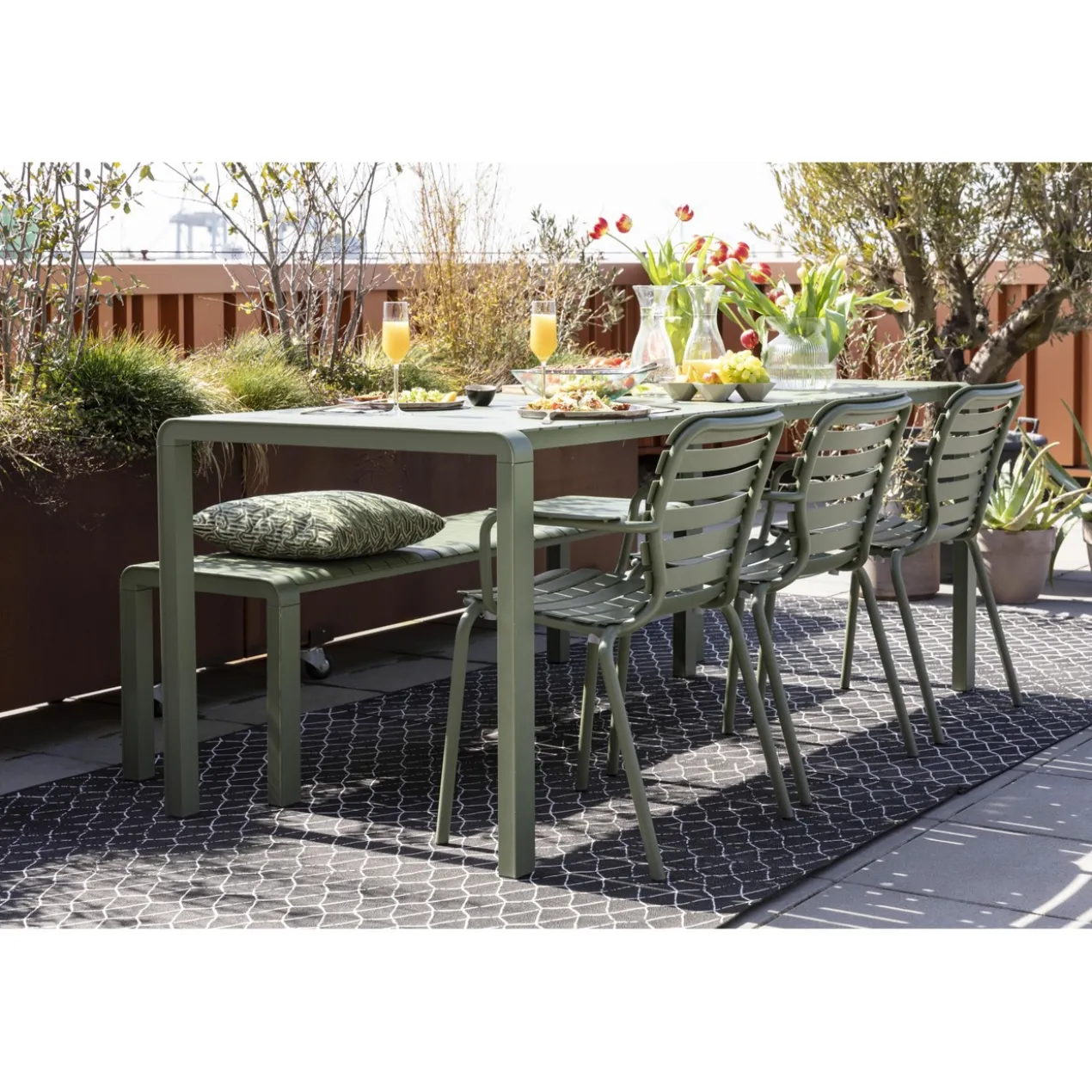 Tuin fauteuil vondel groen
