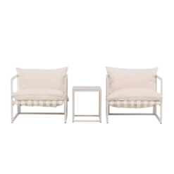 Tuin loungeset Ebba 3-delig Beige