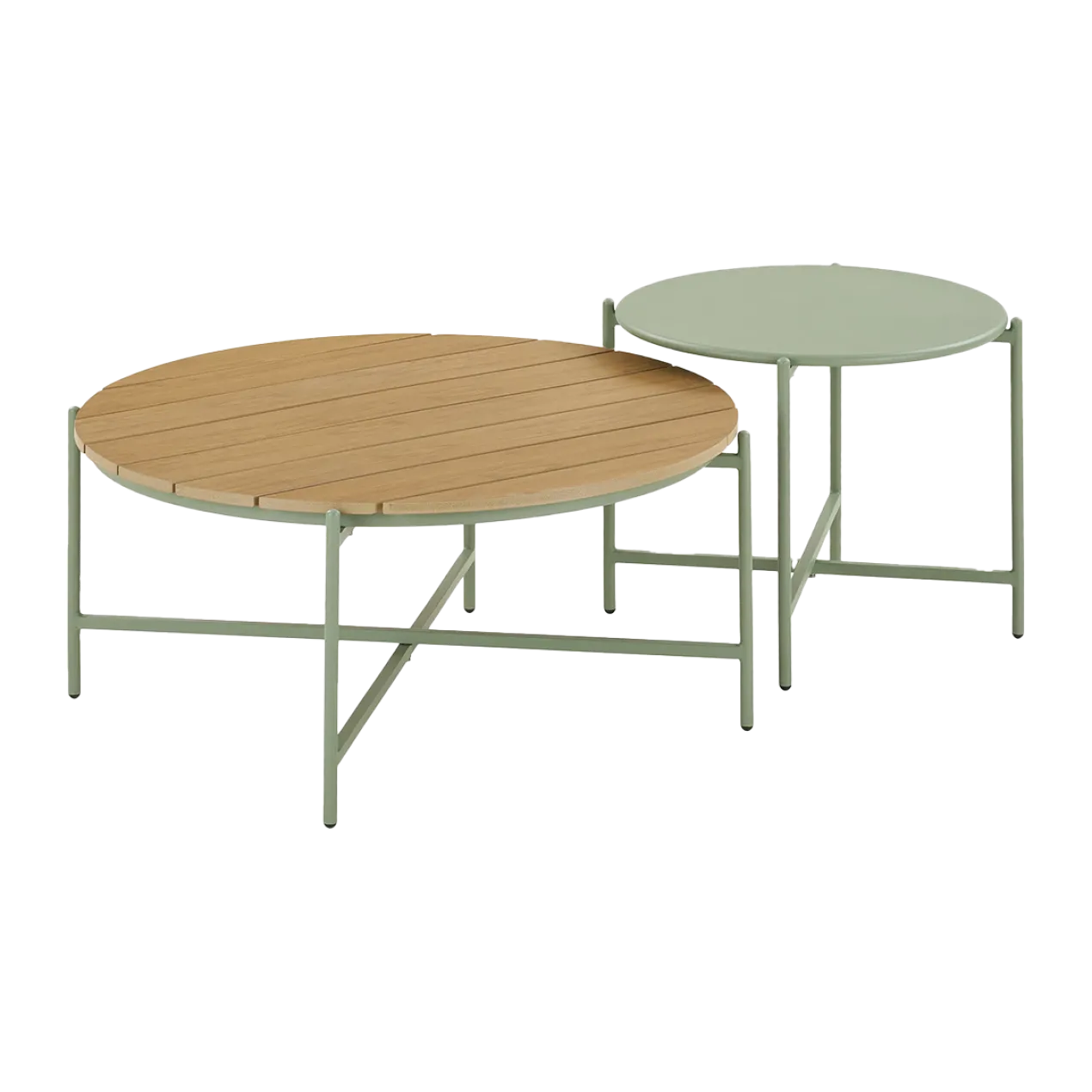 Tuin loungeset Mischa 5-delig - met zitkussens Groen