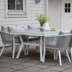Tuinstoel Elly - set van 2 Grijs