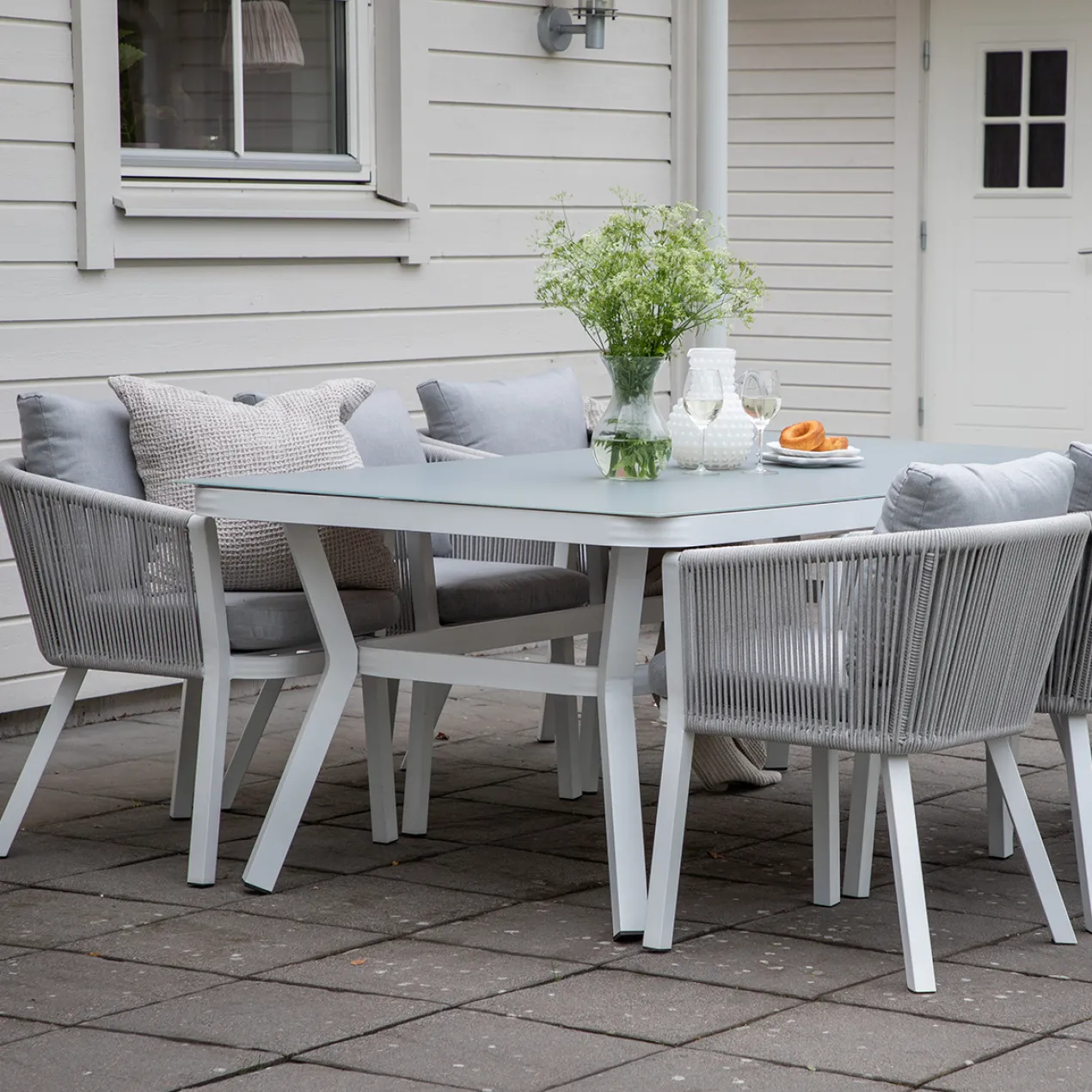 Tuinstoel Elly - set van 2 Grijs