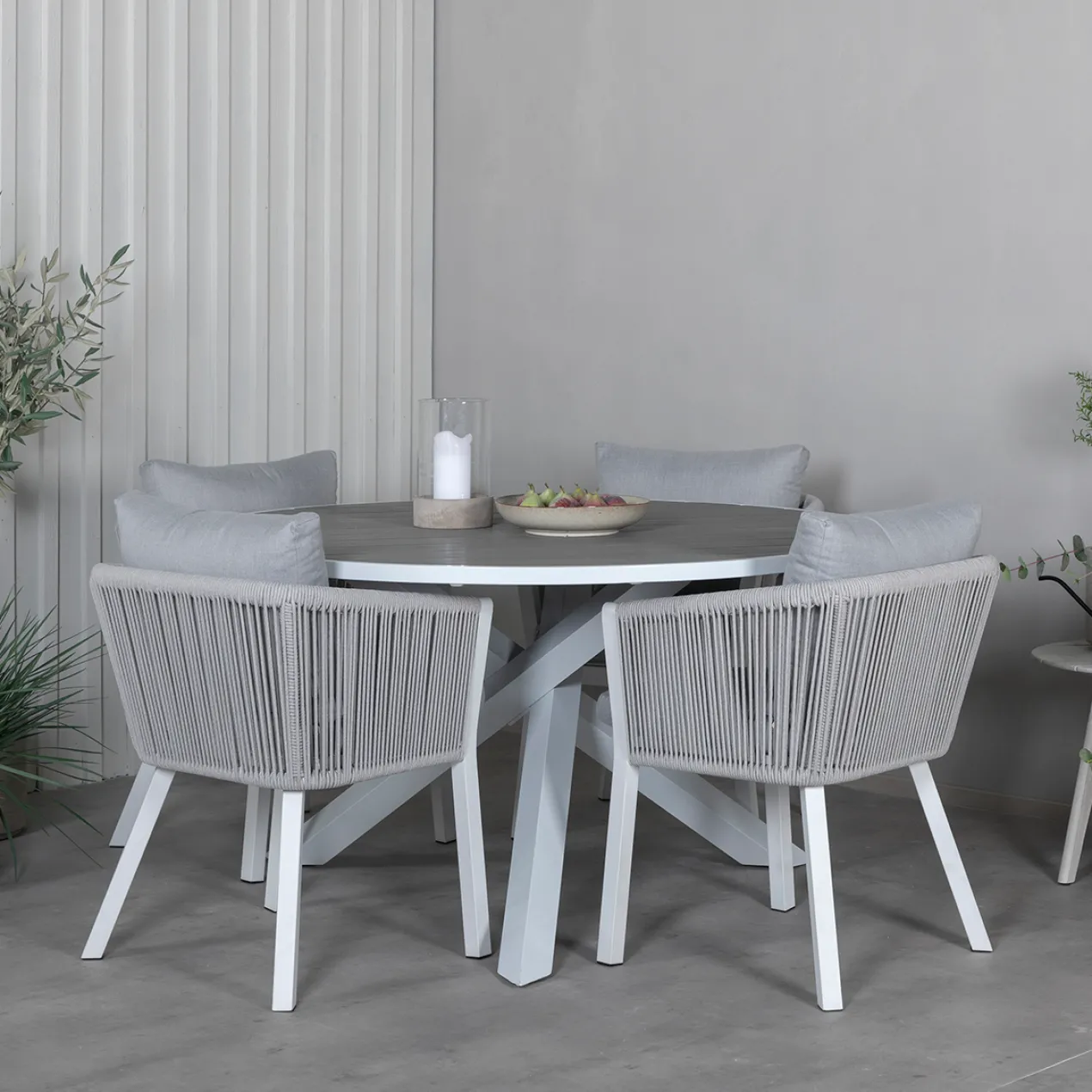 Tuinstoel Elly - set van 2 Grijs