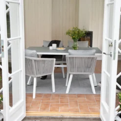 Tuinstoel Elly - set van 2 Grijs