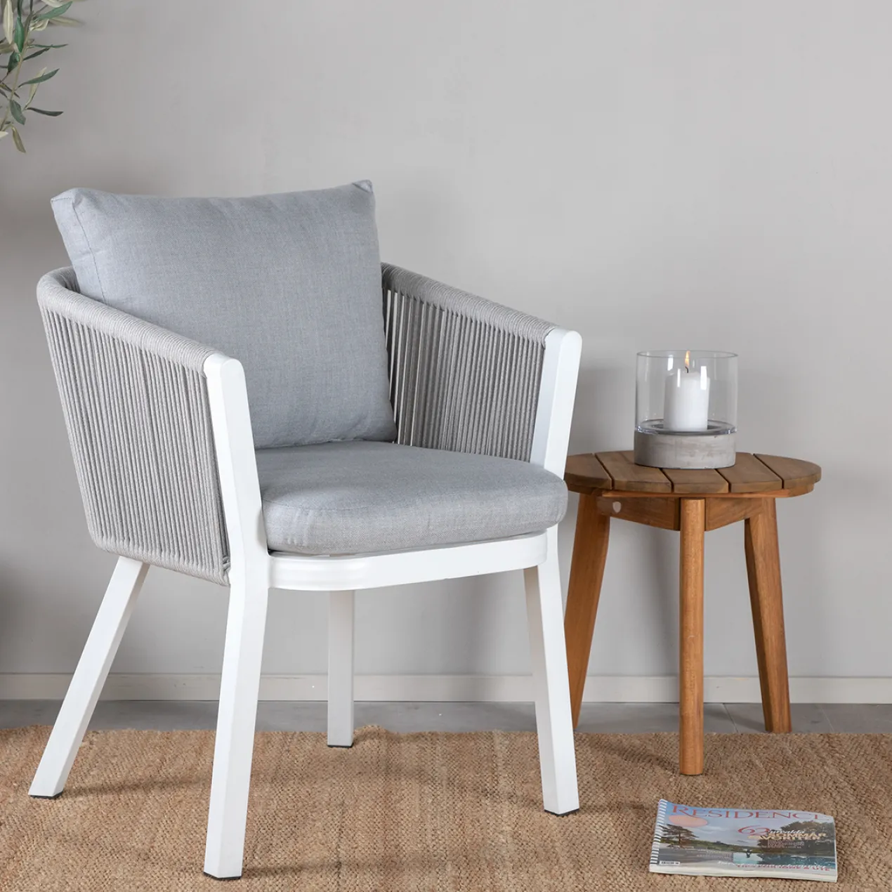 Tuinstoel Elly - set van 2 Grijs