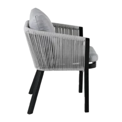 Tuinstoel Elly - set van 2 Zwart