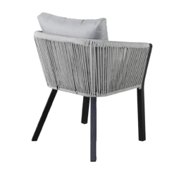 Tuinstoel Elly - set van 2 Zwart