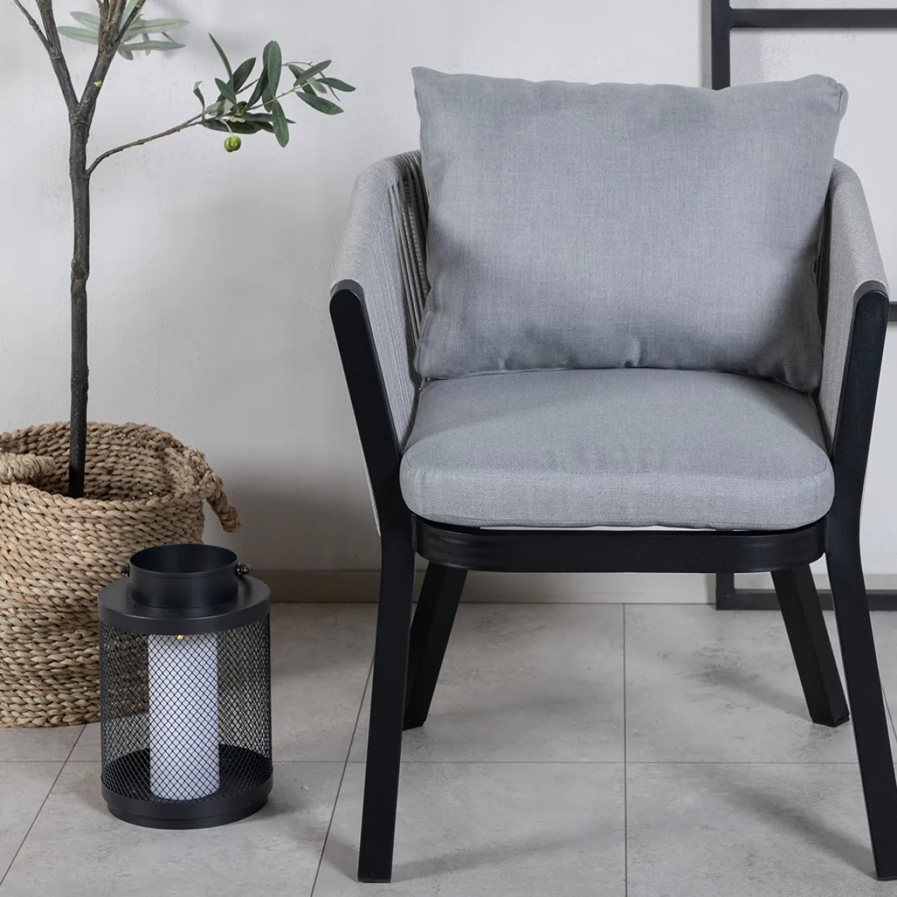 Tuinstoel Elly - set van 2 Zwart