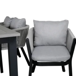 Tuinstoel Elly - set van 2 Zwart