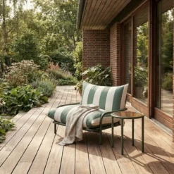 Tuinstoel Mollis lounge chair renesse olive