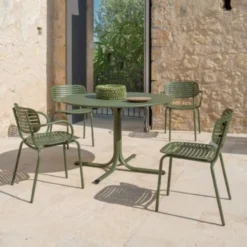 Tuinstoel Mom grijs/groen