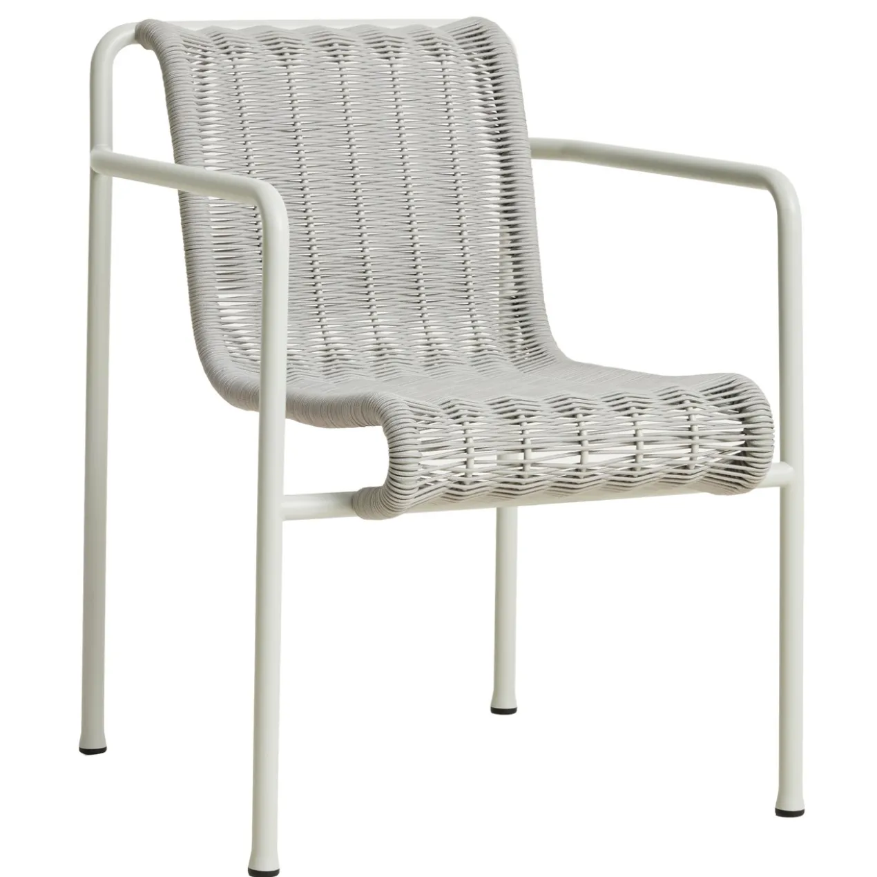 Tuinstoel Palissade Cord Dining met armleuning sky grey