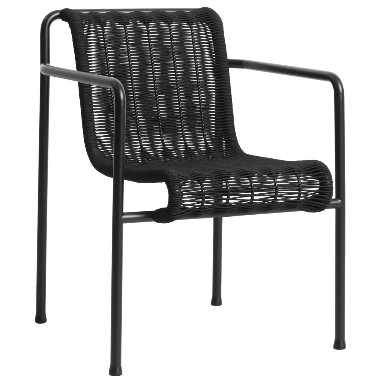 Tuinstoel Palissade Cord Dining met armleuning anthracite