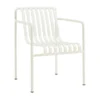 Tuinstoel Palissade Dining met armleuning cream white