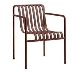 Tuinstoel Palissade Dining met armleuning iron red