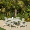Tuinstoel Palissade Dining met armleuning sky grey