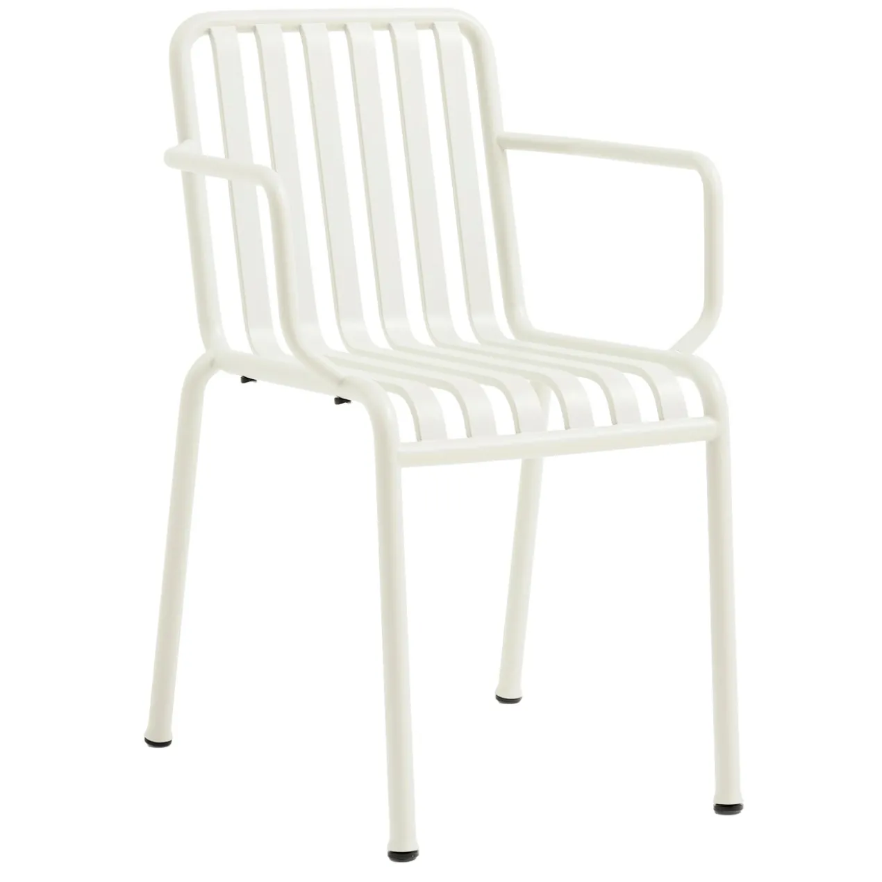 Tuinstoel Palissade met armleuning cream white