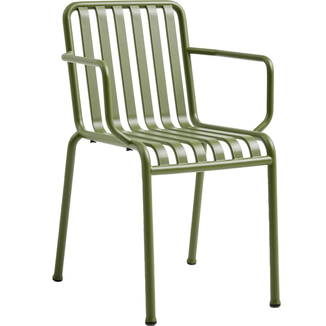 Tuinstoel Palissade met armleuning olive