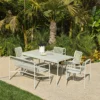 Tuinstoel Palissade met armleuning sky grey