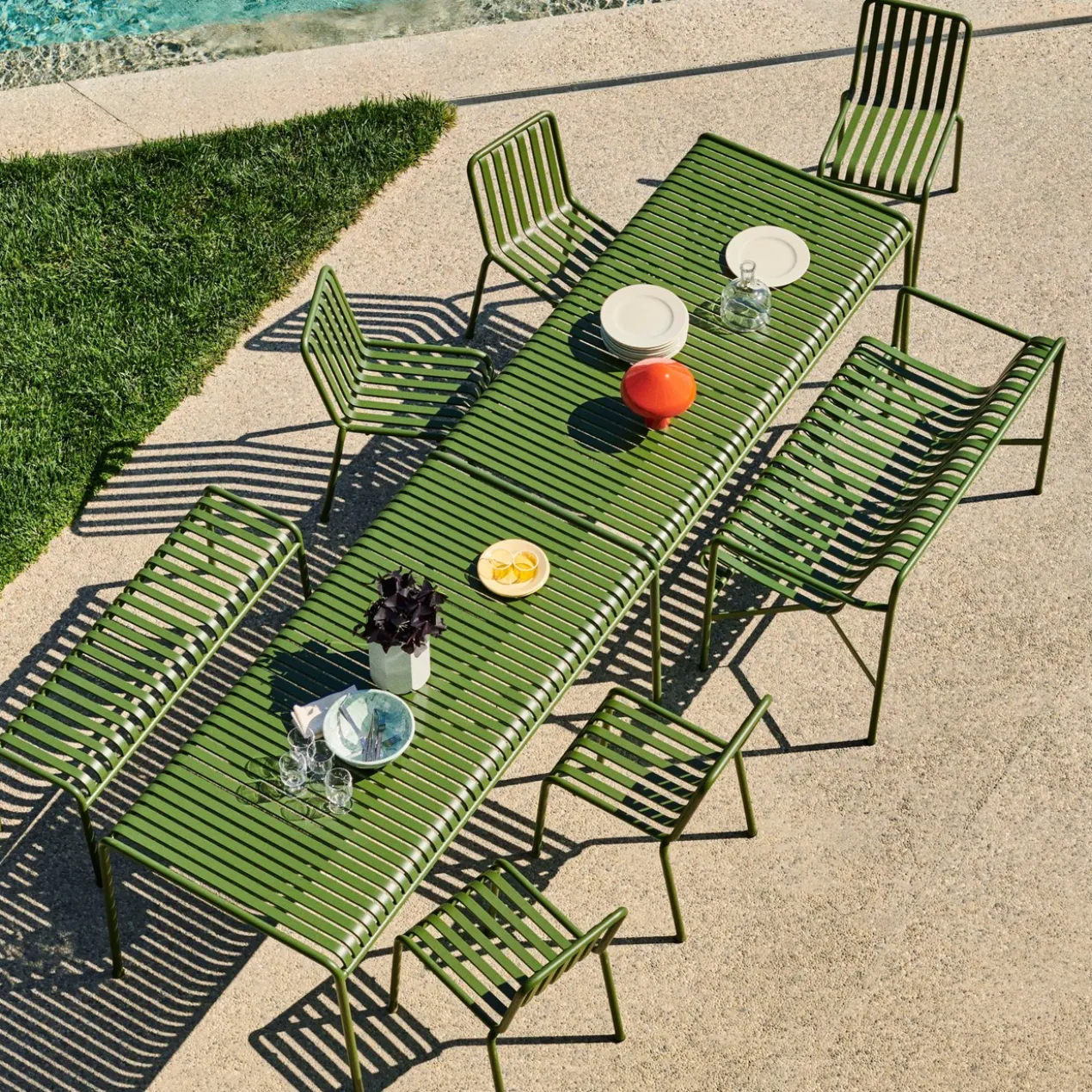 Tuinstoel Palissade olive