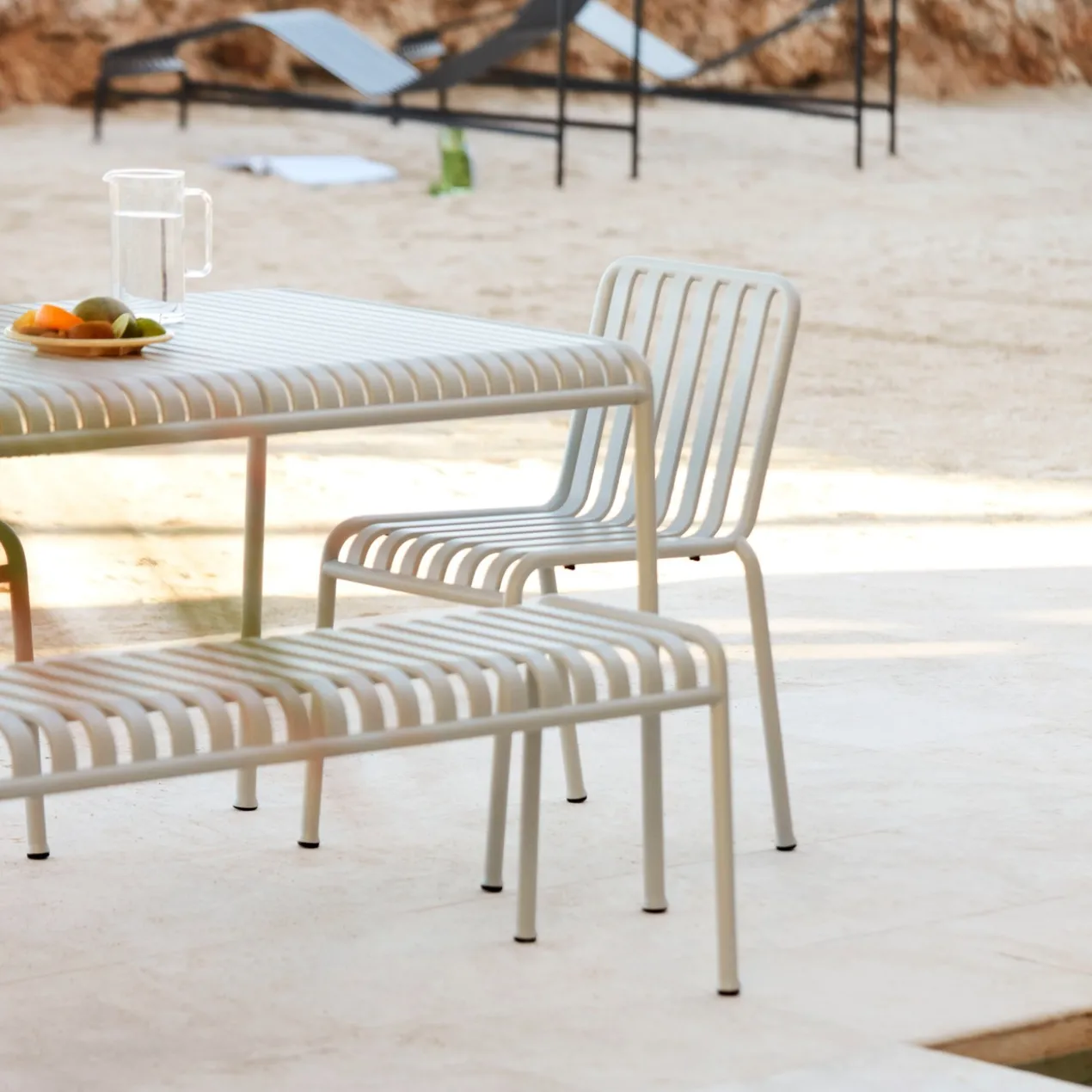 Tuinstoel Palissade sky grey