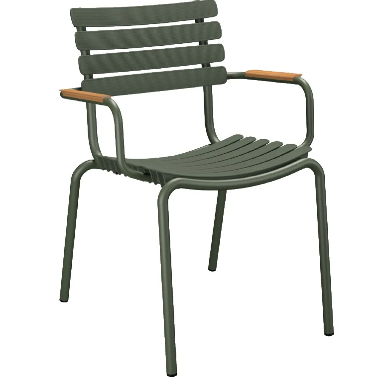Tuinstoel Reclips groen bamboe
