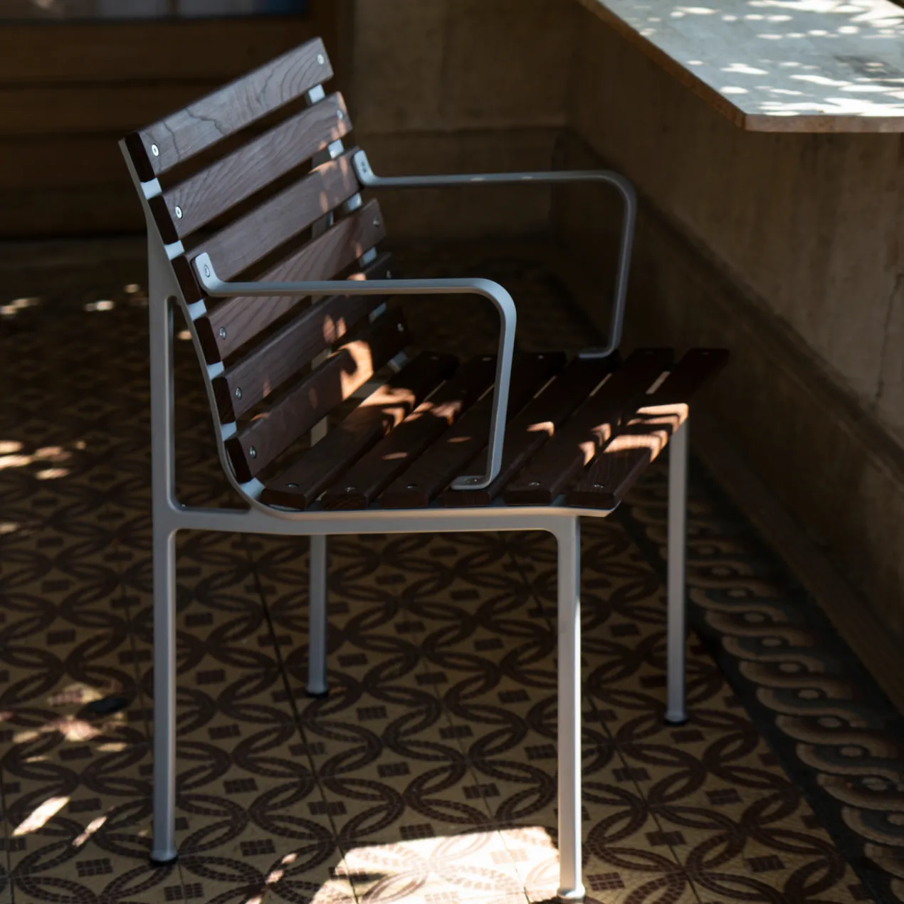Tuinstoel Traverse met armleuningen