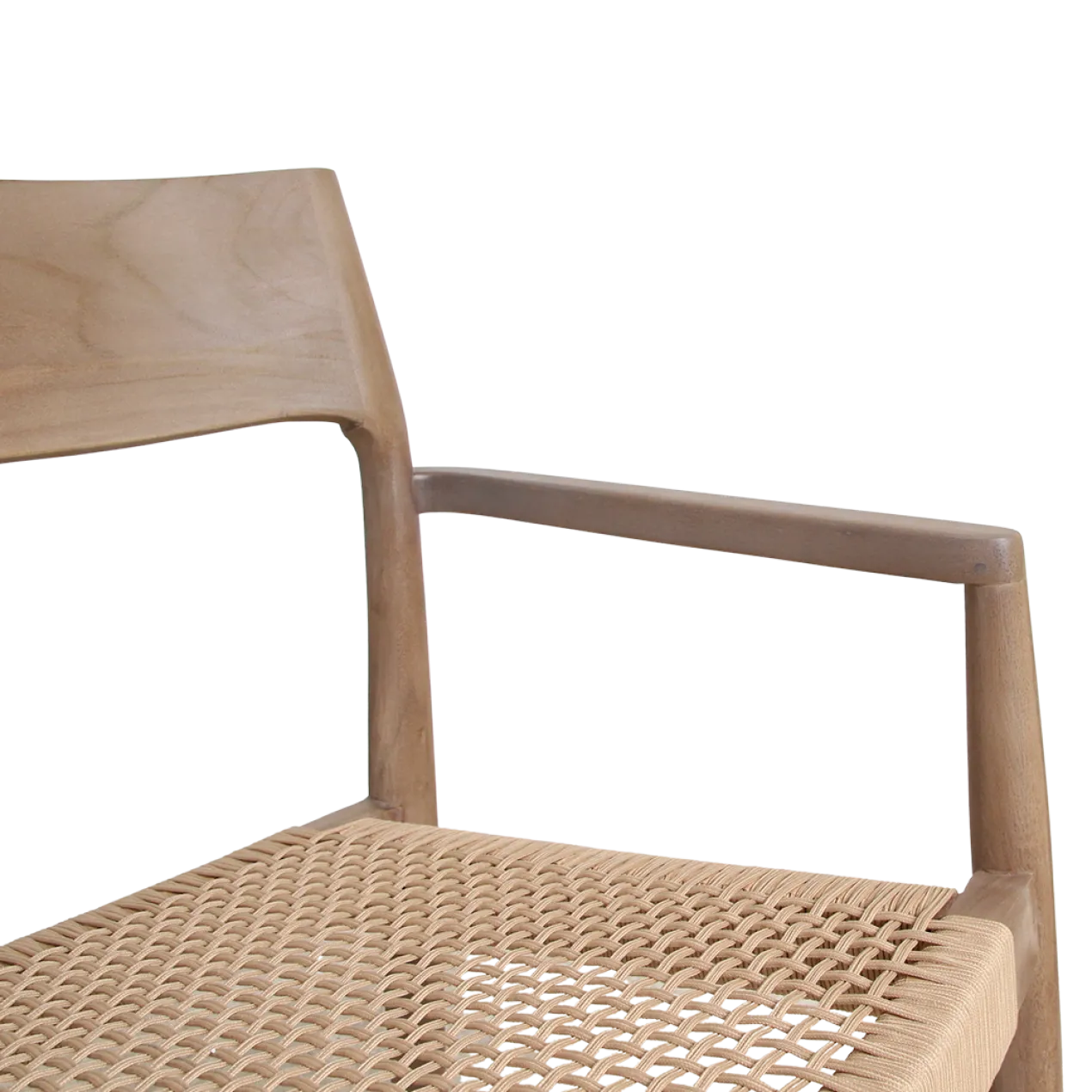 Tuinstoel Verano met armleuning naturel
