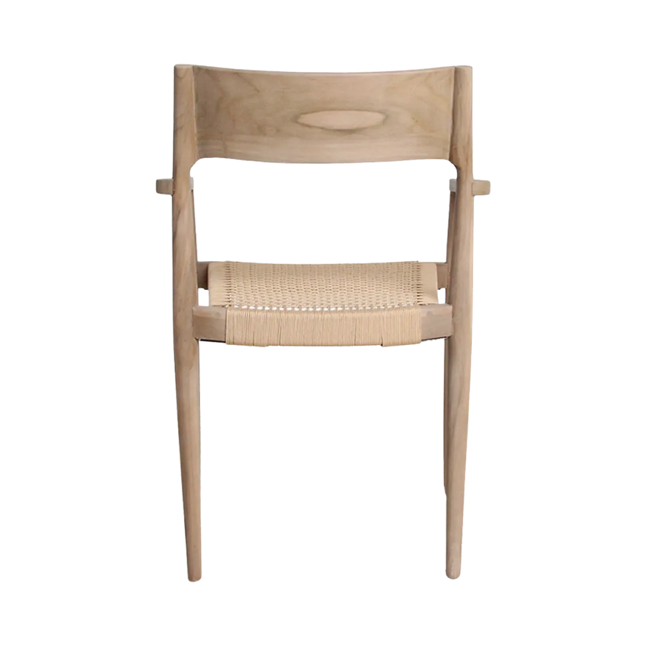 Tuinstoel Verano met armleuning naturel