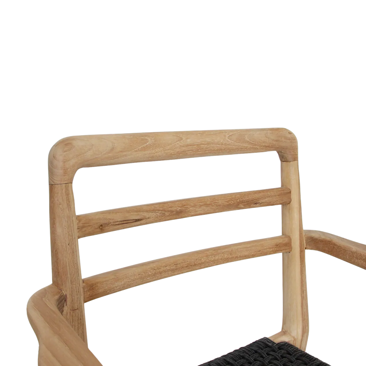 Tuinstoel Verano met armleuning zwart