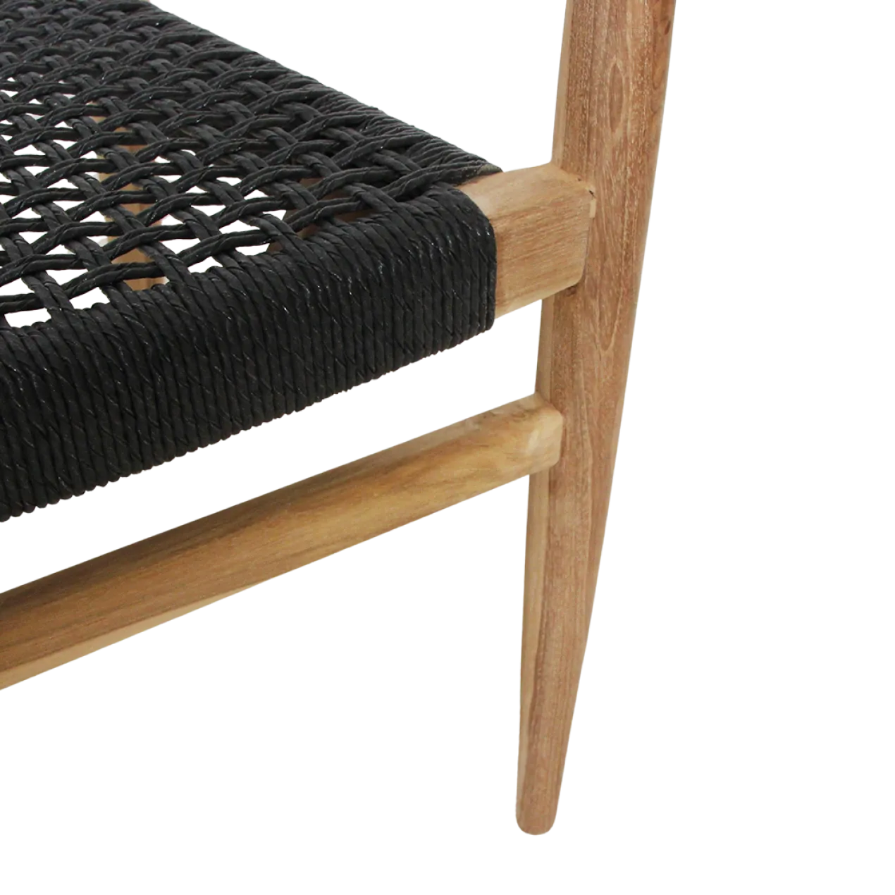 Tuinstoel Verano met armleuning zwart