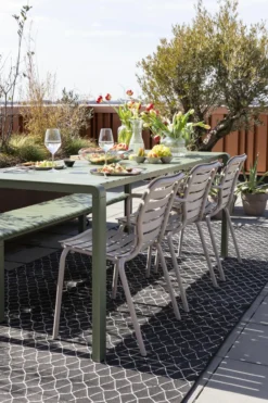 Tuinstoel Vondel met armleuning zwart