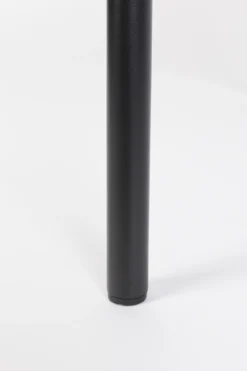 Tuinstoel Vondel met armleuning zwart