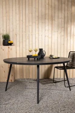 Tuintafel Aaron polywood zwart Zwart