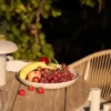 Tuintafel Aliana zand Ø90 cm