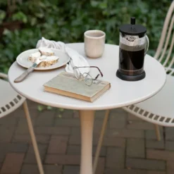 Tuintafel Amyra beige Ø60 cm