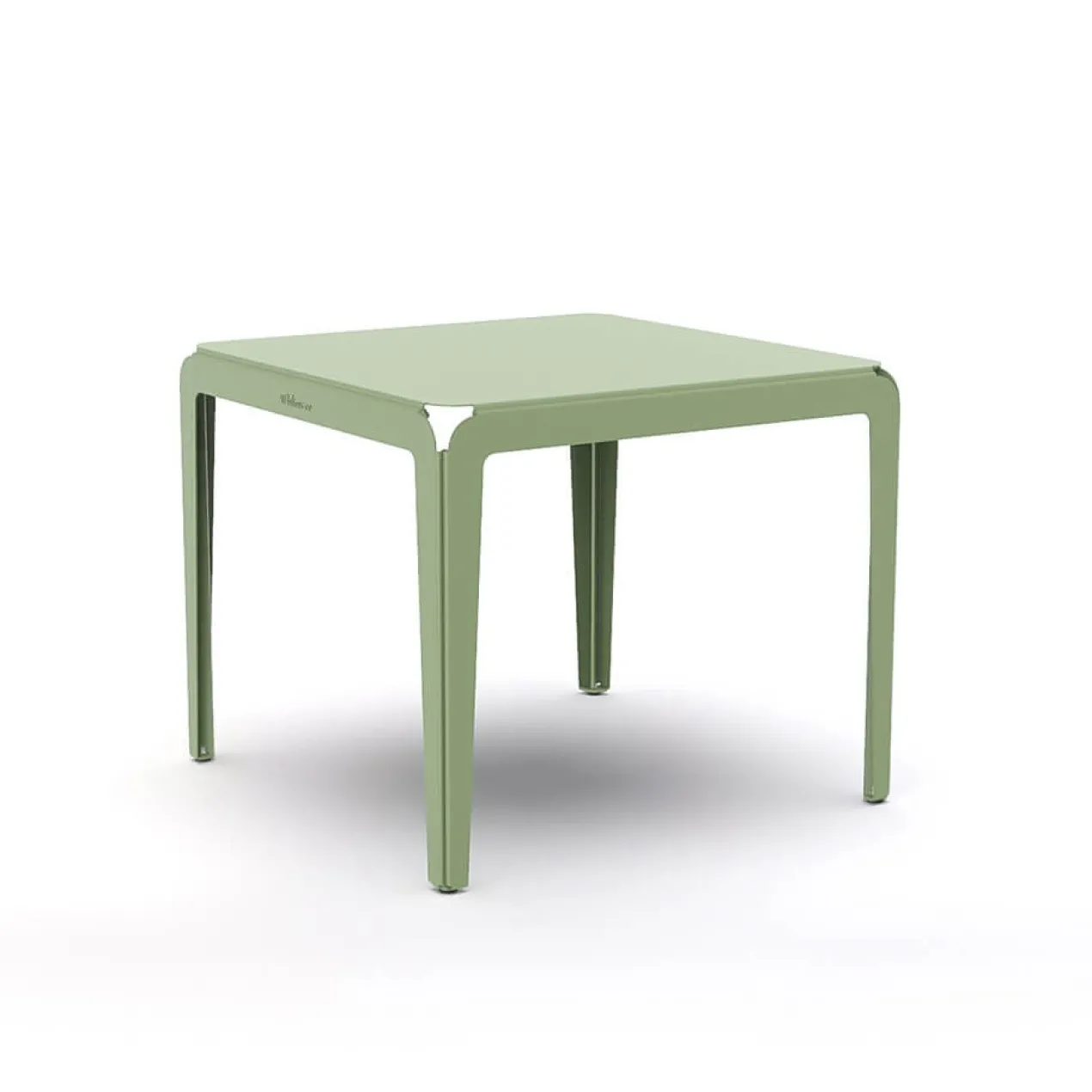 Tuintafel Bended 90x90 pale green